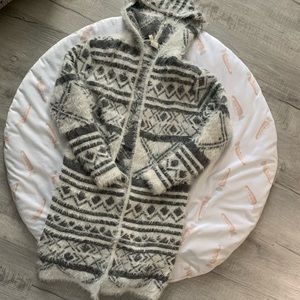 Long Fuzzy Sweater